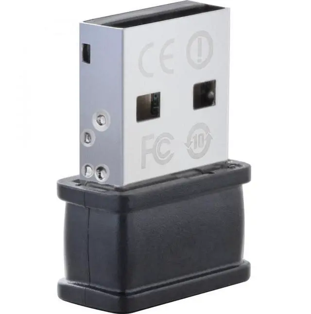 Alt view image 4 of 5 - Tenda W311MI Wireless N150 Nano USB Adapter