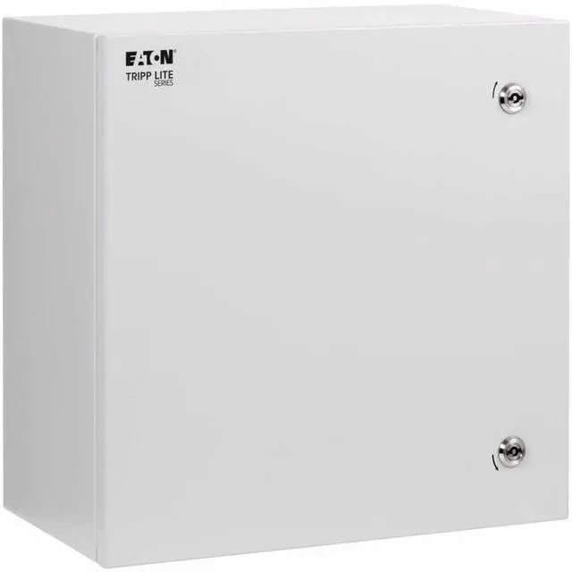 Alt view image 9 of 9 - Tripp Lite by Eaton SmartRack Outdoor Industrial Enclosure with Lock Gray