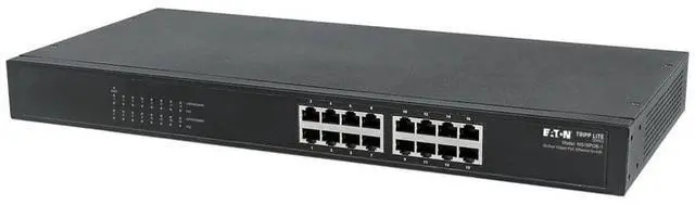 Alt view image 3 of 3 - Eaton Tripp Lite Series 16-Port Unmanaged Ethernet Switch with PoE+
