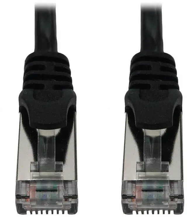 Alt view image 6 of 6 - Tripp Lite Cat6a 10G Snagless Shielded Slim STP Ethernet Cable (RJ45 M/M), PoE, Black, 6 ft. (1.8 m) - 6 ft Category 6a Network Cable for Network Device, Server, Switch, Router, Hub, Printer, Computer