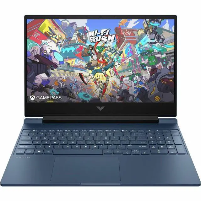 Alt view image 8 of 8 - VICTUS 15-fb3000 15-fb3565nr 15.6" Gaming Notebook - Full HD - 144 Hz - AMD Ryzen 5 8645HS - 16 GB - 512 GB SSD - Performance Blue - AMD Chip - 1920 x 1080 - Windows 11 Home - NVIDIA GeForce RTX