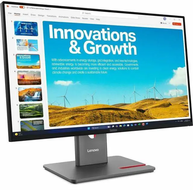 Alt view image 8 of 8 - Lenovo ThinkVision P24QD-40 23.8 inch Monitor