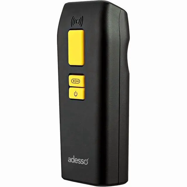 Alt view image 8 of 8 - Adesso Bluetooth & 2.4Ghz Wireless Antimicrobial & Waterproof 2D Barcode Scanner - Cable/Wireless Connectivity - 300 scan/s - 20" Scan Distance - 1D, 2D - LED - CMOS - Bluetooth, Radio Fr