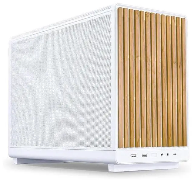 Alt view image 11 of 12 - LIAN LI A3- mATX-WD White Wood front panel SPCC M-ATX / ITX Computer Case ------ A3-mATX-WD White