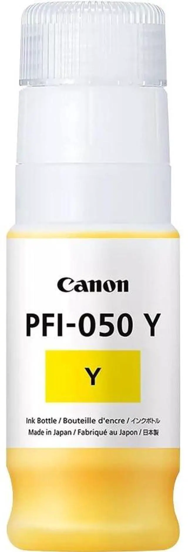 Alt view image 4 of 9 - Canon PFI-050 70ml Yellow Pigment Ink Tank for imagePROGRAF TC-20 Printer