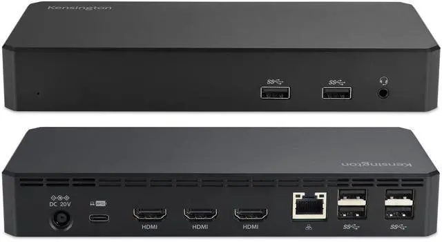 Alt view image 10 of 15 - Kensington Docking Station - for Notebook, Desktop PC, Monitor, Printer, Speaker - USB Type C - 3 Displays Supported - Windows, ChromeOS, macOS - 100W
