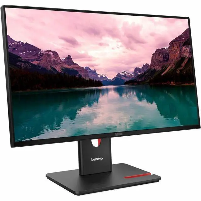 Alt view image 9 of 9 - Lenovo ThinkVision T24-40 24" Class Full HD LED Monitor - 16:9 - Eclipse Black - 23.8" Viewable - In-plane Switching (IPS) Technology - WLED Backlight - 1920 x 1080 - 16.7 Million Colors - 2