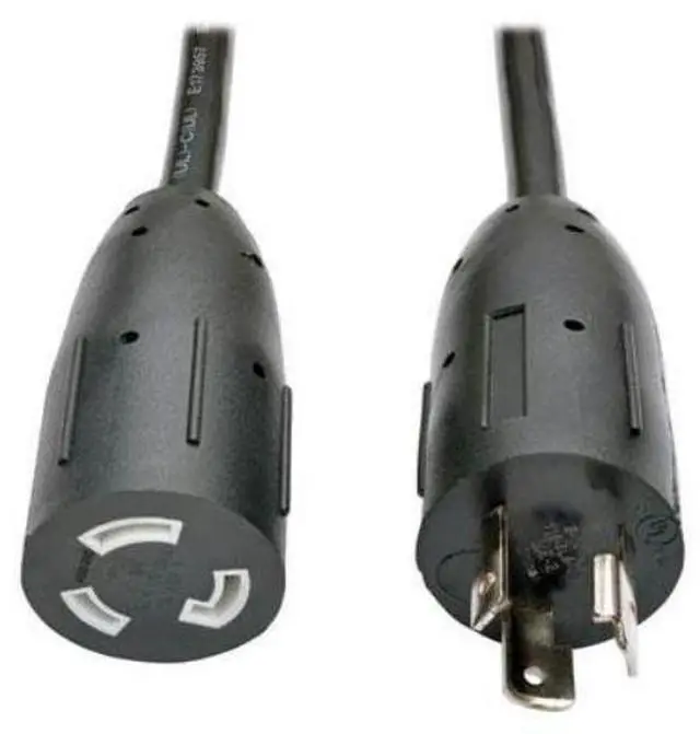 Alt view image 13 of 13 - Tripp Lite Model P046-015-LL 15 ft. Heavy-Duty Power Extension Cord, 20A, 12AWG (NEMA L5-20P to NEMA L5-20R), Locking Connectors, 15 ft.Female to Male