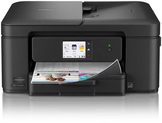 Main image of Brother Work Smart 1410 Wireless Color Inkjet All-in-One Printer with 2.7" Color Touchscreen and Automatic Duplex Printing (MFC-J1410DW)
