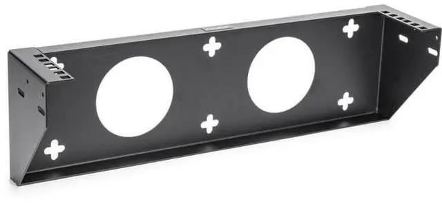 Alt view image 2 of 2 - 2U 19in Steel Vertical Wall Mount Rack Bracket