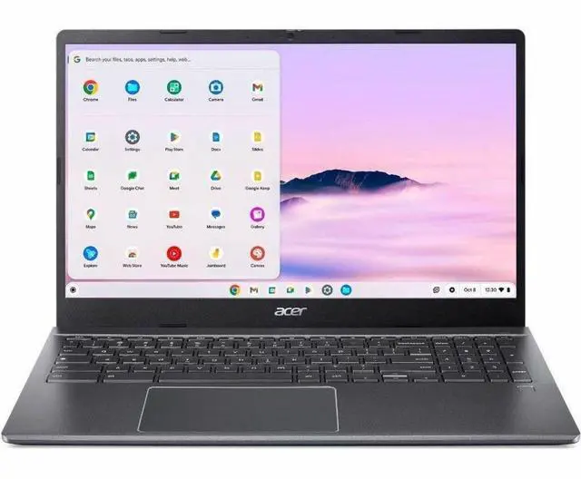 Alt view image 3 of 3 - Acer Chromebook Plus 515 CBE595-2T CBE595-2T-36KW 15.6" Touchscreen Chromebook - Full HD - Intel Core 3 100U - 8 GB - 256 GB SSD - English (US) Keyboard - Iron