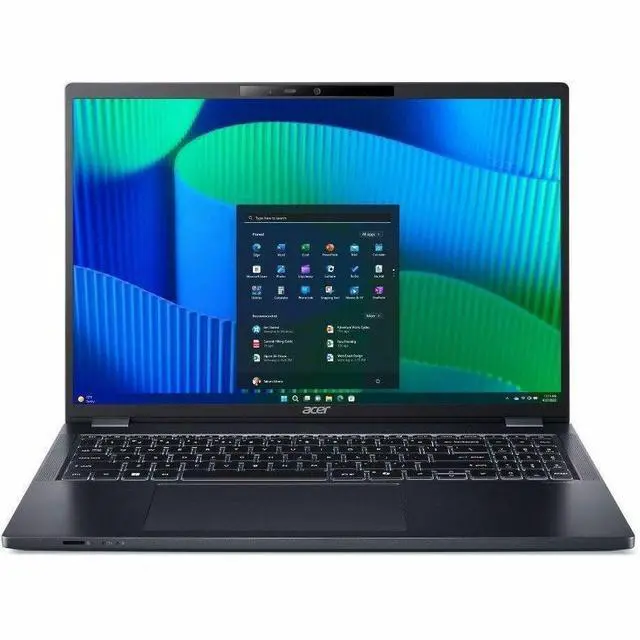 Alt view image 10 of 10 - Acer TravelMate P4 16 P416-53 TMP416-53-795G 16" Notebook - WUXGA - Intel Core Ultra 7 155U - 16 GB - 1 TB SSD - English Keyboard - Blue