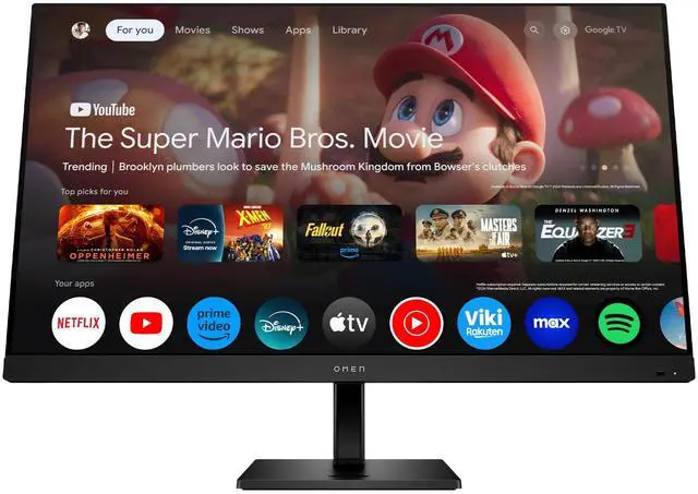 Alt view image 12 of 12 - OMEN 32x 32" 4K UHD 3840x2160 144hz 1ms Smart Gaming LCD Monitor 99Z68AAABA