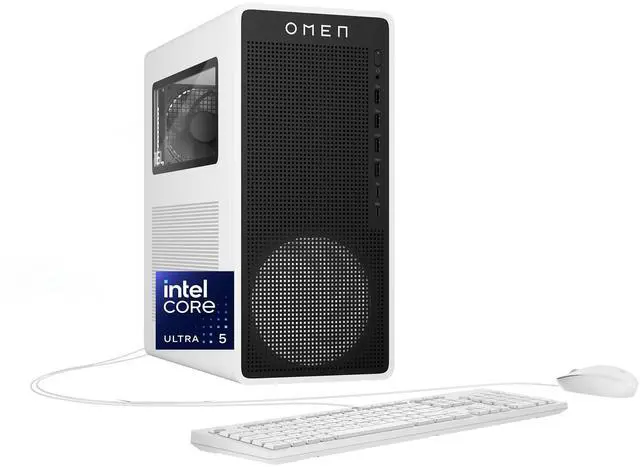 Alt view image 8 of 8 - HP OMEN TG03-0110 Gaming Desktop U5 225F 8GB 512GB SSD RTX 3050 BD7H3AAABA