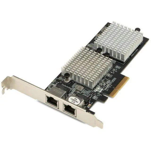 Alt view image 2 of 2 - OWC 2-Port 10G Ethernet PCIe Network Adapter Expansion Card OWCPCIE10GB2