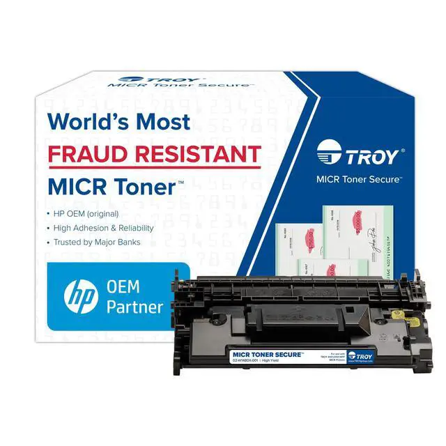 Alt view image 2 of 2 - Troy Original MICR High Yield Laser Toner Cartridge W1480X - Black - 1 Box - 9,500