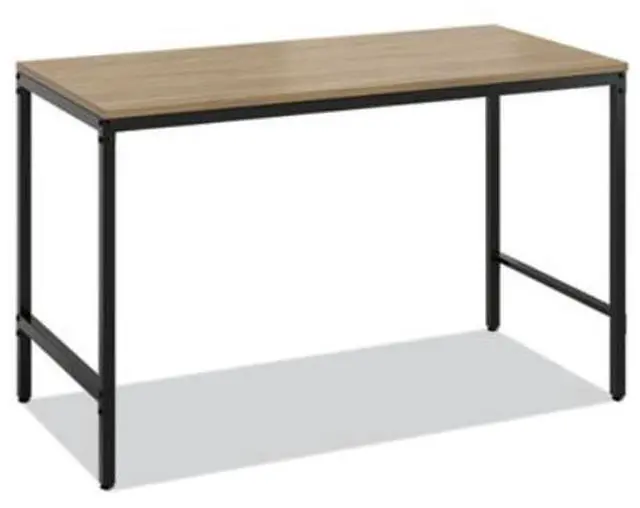 Alt view image 7 of 7 - Safco Simple Work Desk, 45.5" x 23.5" x 29.5", Walnut (SAF5272BLWL)