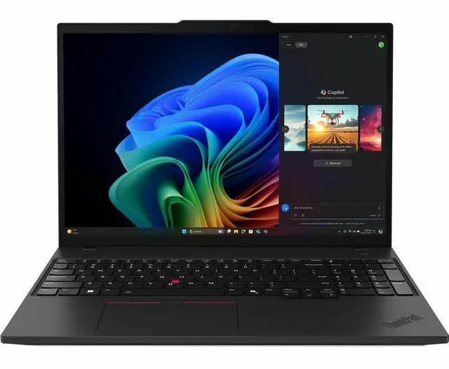 Alt view image 8 of 8 - Lenovo ThinkPad T16 Gen 4 21QN005XUS 16" Copilot+ PC Notebook - WUXGA - AMD Ryzen AI 7 PRO 350 - 16 GB - 512 GB SSD - English Keyboard - Black - AMD Chip - 1920 x 1200 - Windows 11 Pro - AMD Rade