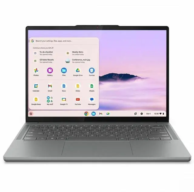 Alt view image 7 of 7 - Lenovo Chrome 14M9610 83MW000EUS 14" Touchscreen Chromebook - Octa-core (ARM Cortex X925 + Cortex X4) - 16 GB - 256 GB Flash Memory - ChromeOS - Webcam - IEEE 802.11be Wireless LAN Standard