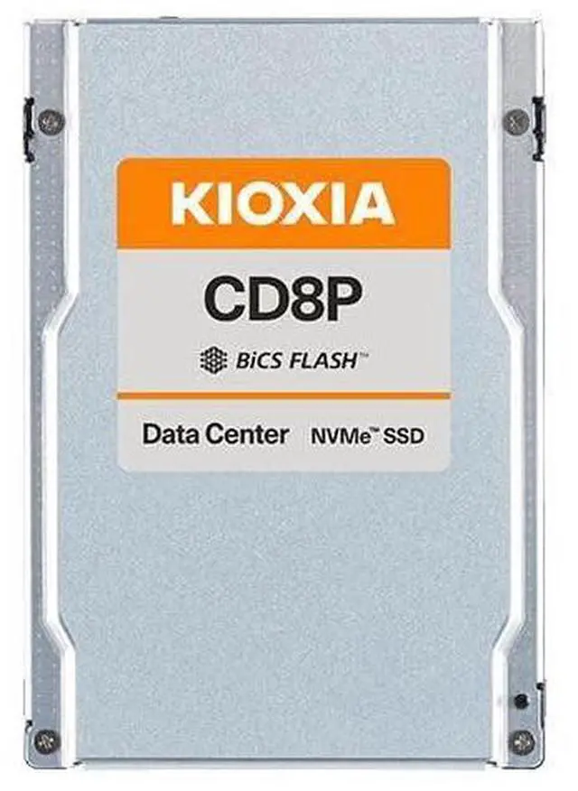 Alt view image 4 of 8 - Kioxia KCD8XPUG3T84 CD8P-R Data Center & Read Intensive SSD 3.84TB 2.5" U.2/U.3 15mm PCIe 5 x 4 NVMe 3D TLC 1DWPD