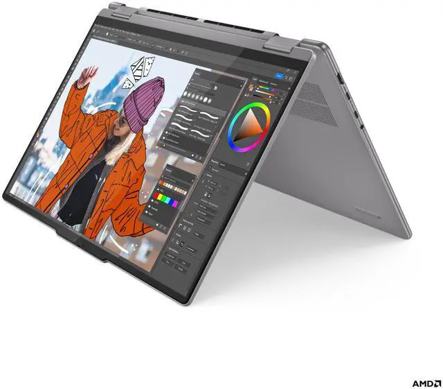 Alt view image 8 of 8 - Lenovo Yoga 7 2-in-1 Laptop, 16" IPS  Glass,Ryzen AI 7 350,16GB, AMD Radeon 860M, 1TB SSD,Win 11 Pro