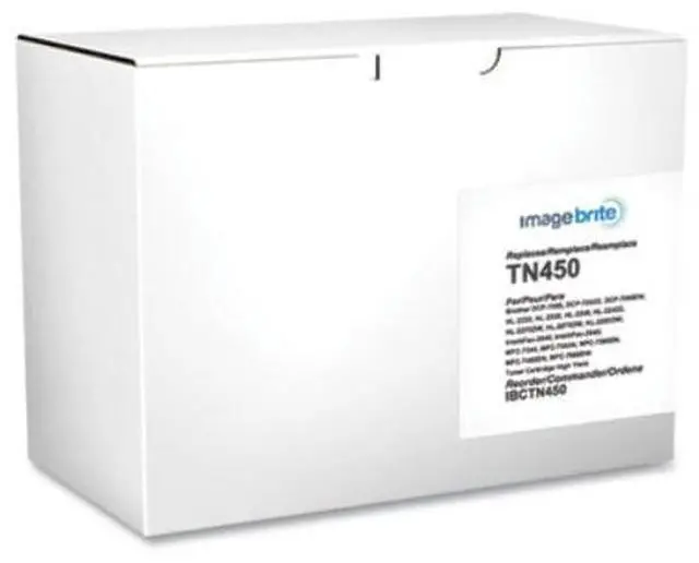Alt view image 2 of 2 - Image Brite TN450 Black Compatible Laser Toner Cartridge High Yield 24214173