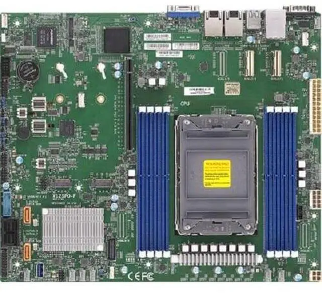 Alt view image 4 of 4 - SUPERMICRO X12SPi-TF - Motherboard - ATX - LGA4189 Socket - C621A Chipset - USB 3.2 Gen 1 - 2 x 10 Gigabit LAN - onboard graphics - for SCLA25TQC R609LP; UP Storage SuperServer 540P-E1CTR36H