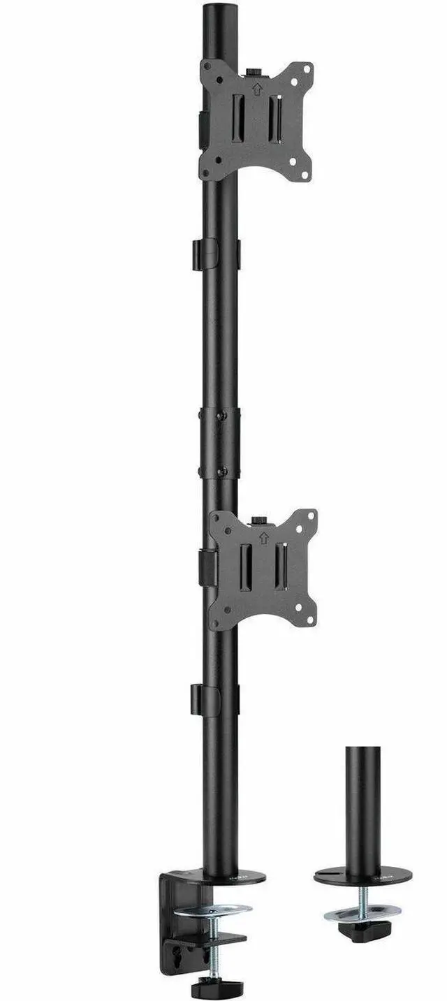 Alt view image 2 of 3 - Rocstor ErgoReach Y10N008-B1 Desk Mount for Monitor Black Vertical