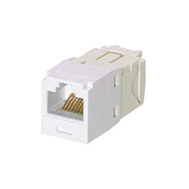 Alt view image 3 of 3 - Panduit CJ688TGWH-24 Mini-Com TX6 Plus Cat6 Jack Module, White, Pack of 24