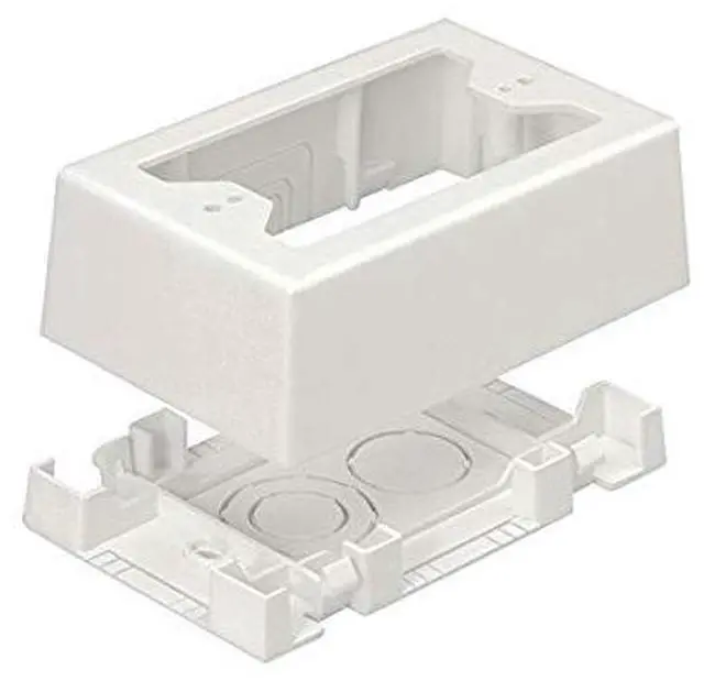 Alt view image 2 of 2 - Panduit Surface Raceway Low Voltage Junction Box White JBX3510WHA