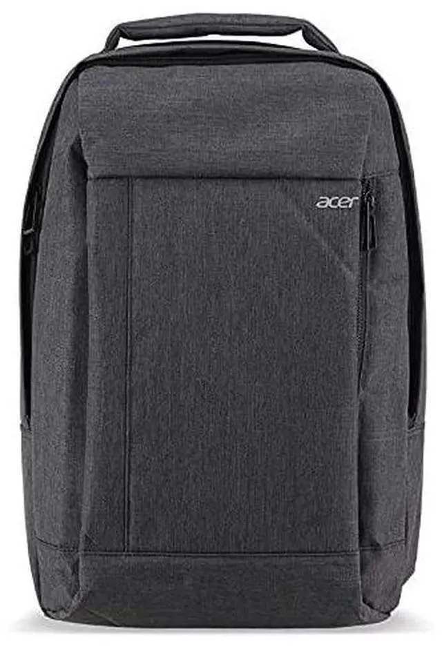 Alt view image 4 of 4 - acer travel backpack (gray), up to 15.6" notebook and 10" tablet, with interior and exterior pockets