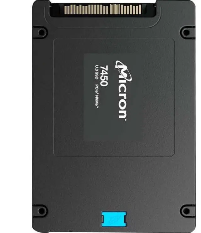 Alt view image 2 of 2 - Micron 7450 MAX 800 GB Solid State Drive - 2.5" Internal - U.3 (PCI Express NVMe 4.0 x4) - Mixed Use - TAA Compliant