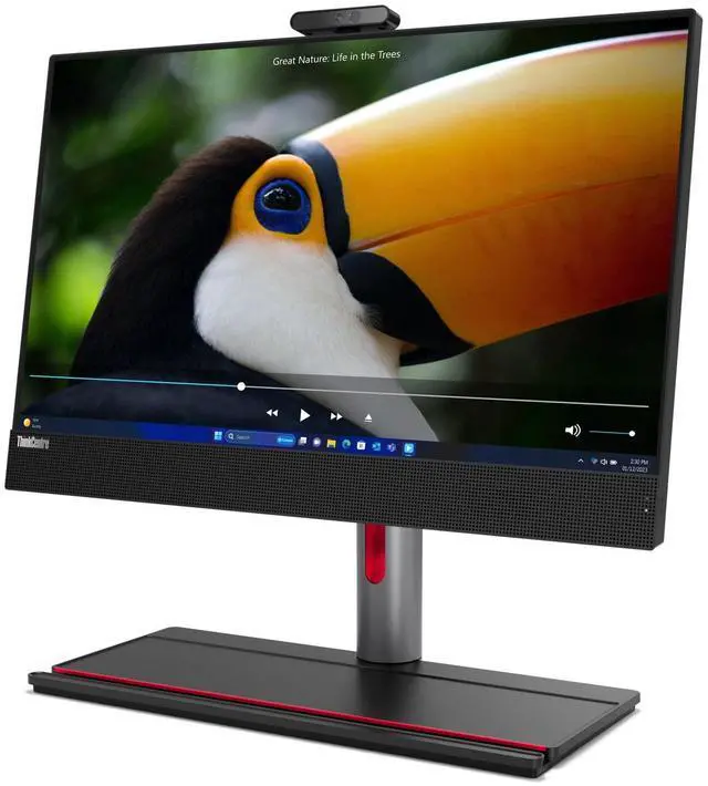 Alt view image 8 of 8 - Lenovo ThinkCentre M90a Gen 5 12SH002AUS All-in-One - 23.8" Full HD Touchscreen - Intel Core i7 14th Gen i7-14700 - 16 GB - 512 GB SSD - Windows 11 Pro - Intel UHD Graphics 770 - DVD-Writer - Wireles