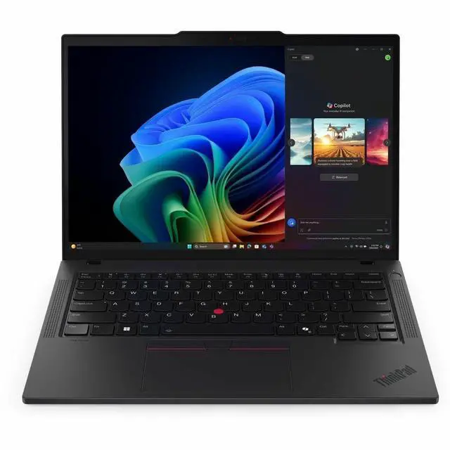 Alt view image 8 of 8 - Lenovo ThinkPad T14 Gen 6 21QC006PUS 14" Touchscreen Notebook - WUXGA - Intel Core Ultra 5 235U - vPro Technology - 32 GB - 512 GB SSD - English Keyboard - Black - Intel Chip - 1920 x 1200 - Wind