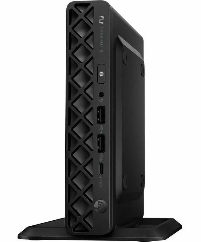 Alt view image 8 of 15 - HP EliteDesk 8 G1a Desktop Computer - AMD Ryzen AI 5 PRO 340 - 16 GB - 512 GB SSD - Mini PC - Jack Black - AMD Chip - Windows 11 Pro - AMD Radeon 840M Graphics DDR5 SDRAM - English Keyboard - IEEE 802