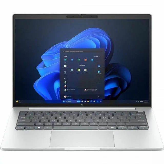 Alt view image 8 of 8 - HP EliteBook 8 G1i 16" Notebook - WUXGA - Intel Core Ultra 5 225U - 16 GB - 512 GB SSD - English Keyboard - Glacier Silver - Intel Chip - 1920 x 1200 - Windows 11 Pro - Intel Arc Graphics - In-pl