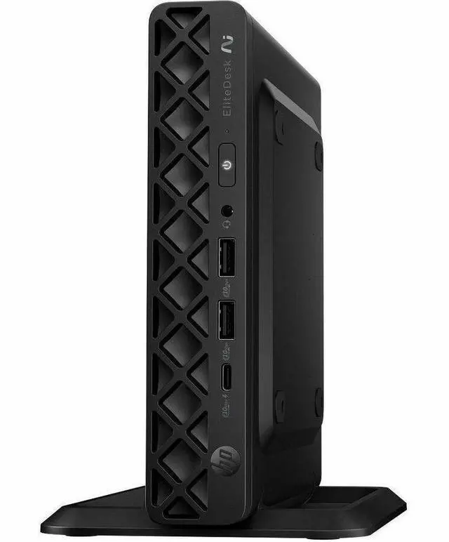 Alt view image 8 of 8 - HP EliteDesk 8 G1a Desktop Computer - AMD Ryzen AI 7 350 - 32 GB - 512 GB SSD - Mini PC - Jack Black - AMD Chip - Windows 11 Pro - AMD Radeon 860M Graphics DDR5 SDRAM - English Keyboard - IEEE 802.11b