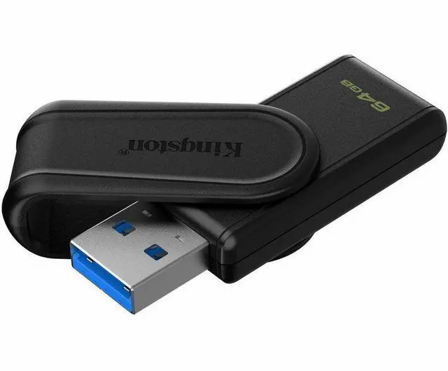 Alt view image 4 of 4 - Kingston DataTraveler Exodia S USB Flash Drive - 64 GB - USB 3.2 (Gen 1) - Black - 5 Year Warranty