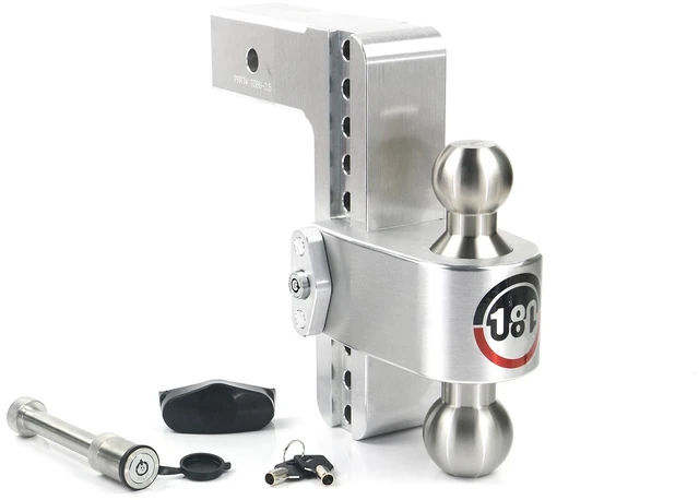 Main image of Weigh Safe LTB82.5KA Aluminum Adjustable Drop Hitch 8" for 2.5" Receiver