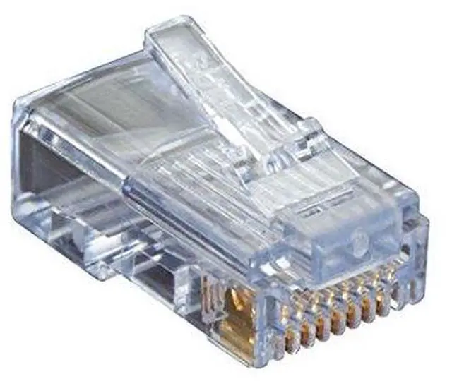 Main image of Black Box EZ Series Network Connector - 100 Pack - RJ-45 Network Male (C5EZUP100PAK)