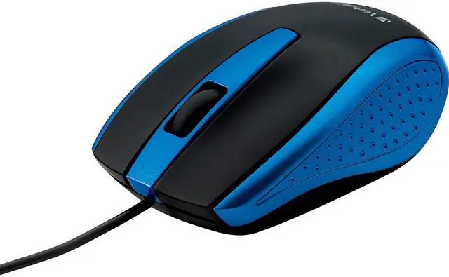 Main image of Verbatim Corded Notebook Optical Mouse - Blue (99743_34)