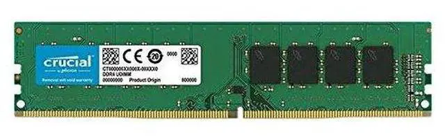 Alt view image 12 of 12 - Crucial 8GB Single DDR4 2666 MT/s (PC4-21300) SR x8 DIMM 288-Pin Memory - CT8G4DFS8266