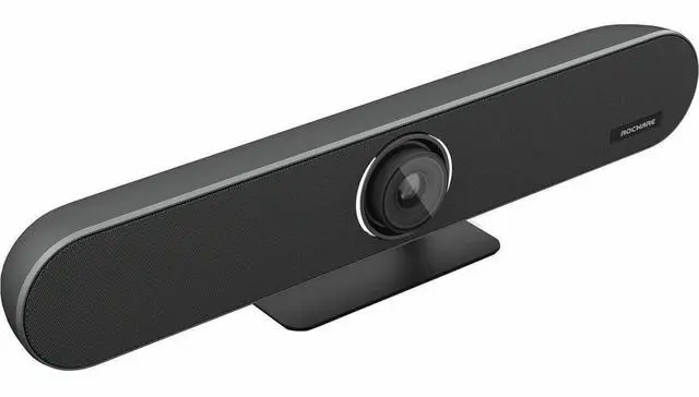 Alt view image 9 of 9 - ROCWARE RB10 Video Conferencing Camera - 20 Megapixel - 30 fps - USB 3.0 Type C - 4K - 3840 x 2160 Video - CMOS Sensor - Adjustable Focus - 120° Angle - Table Mount, Wall - 5x Digital Zoom - M