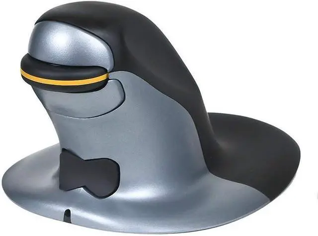 Alt view image 5 of 5 - Posturite Penguin Ambidextrous Vertical Mouse Medium Blutooth Wireless