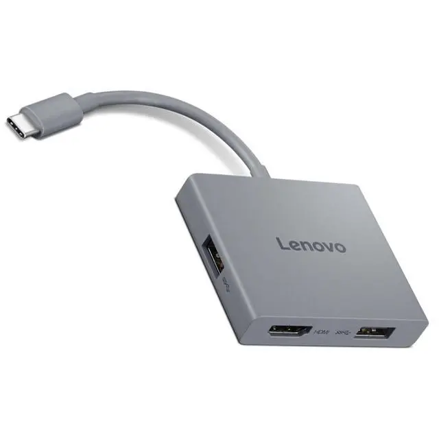 Alt view image 14 of 14 - Lenovo USB-C 4 in 1 Travel Hub Gen2