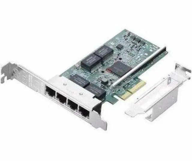 Alt view image 2 of 2 - Lenovo ThinkStation Broadcom BCM5719-4P Quad-port Gigabit Ethernet Adapter - PCI 2.1 - 1000 Mbit/s Data Transfer Rate - Broadcom BCM5719-4P - 4 Port(s) - 4 - Optical Fiber - 10/100/1000Base-TX - Plug-