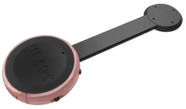 Alt view image 6 of 7 - TOKK Bluetooth Wearable Hands-Free Smart Assistant 3.0 Speaker (Rose Gold)
