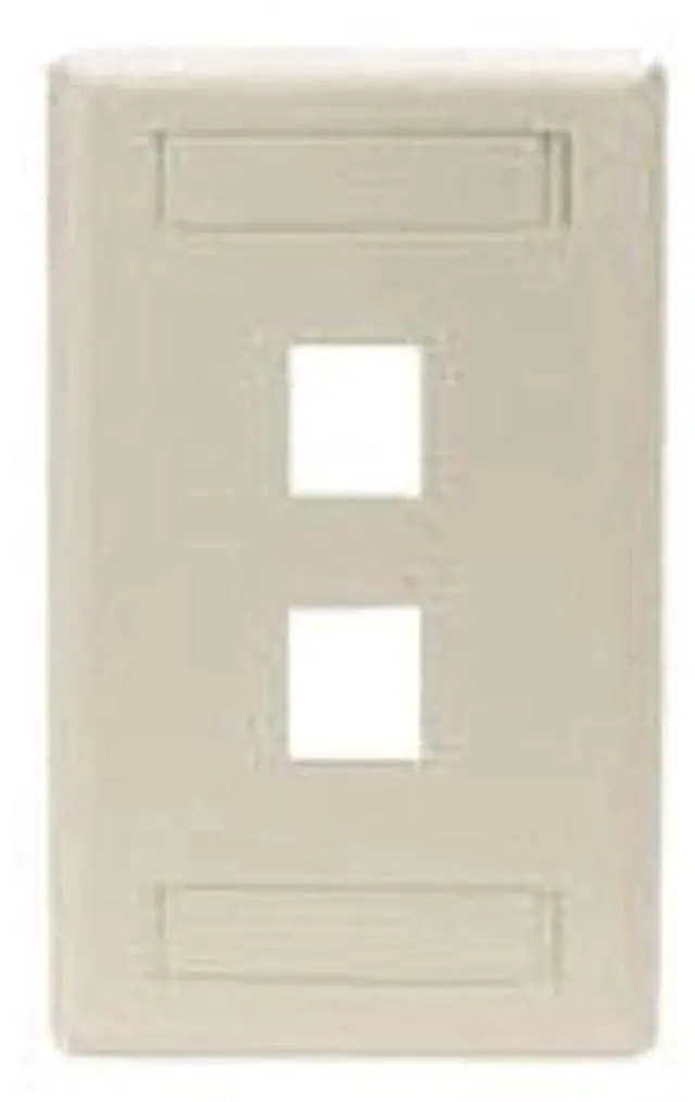 Main image of Black Box GigaStation2 2 Socket Network Faceplate