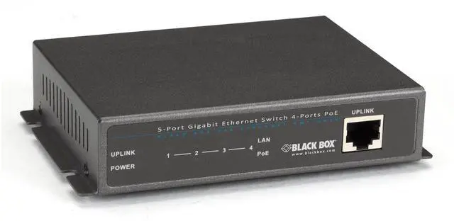 Alt view image 2 of 2 - Black Box LPB1200 Series Gigabit Ethernet 1000-Mbps PoE+ Switch