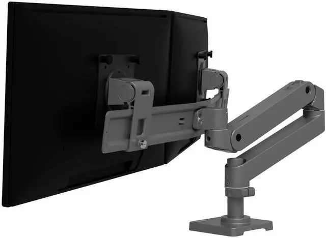 Alt view image 4 of 4 - Ergotron Mounting Arm for Monitor Display Black 45684292